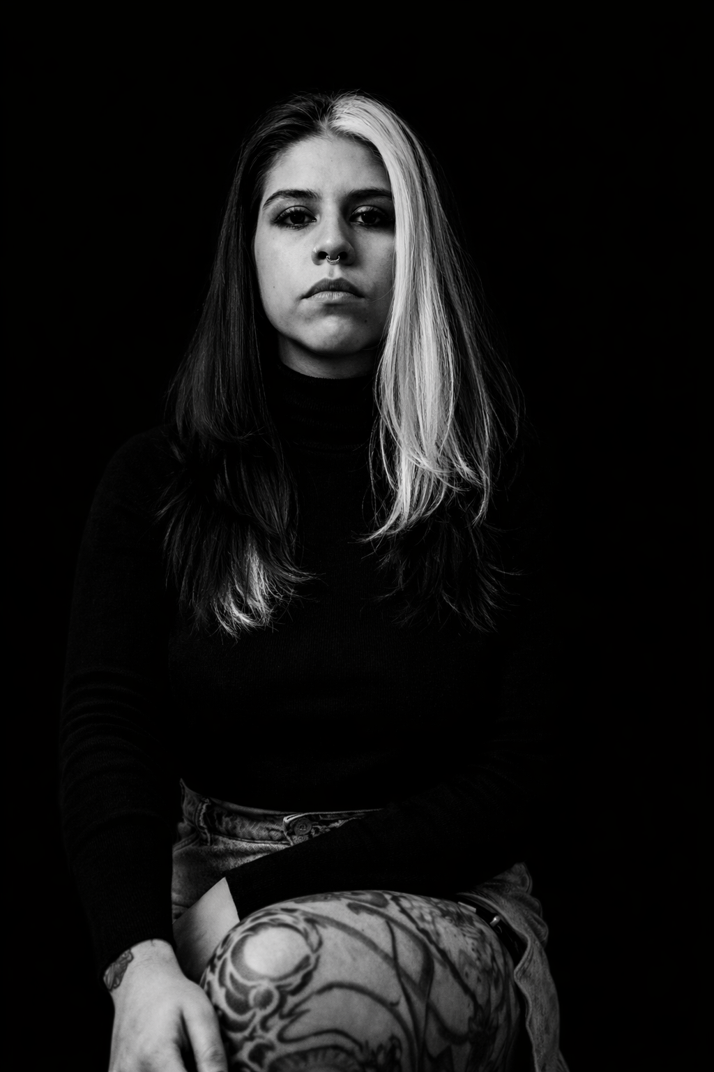 Retrato claroscuro Melissa Antúnez