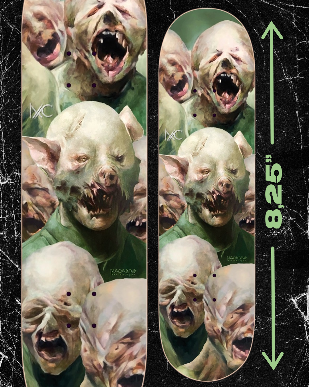 Pig Zombies × Macabro Skateboards - Imagen 2